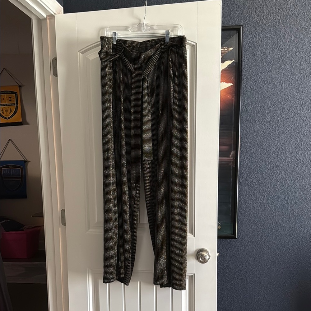 Torrid Black and Gold Trousers for Versatile Occasions